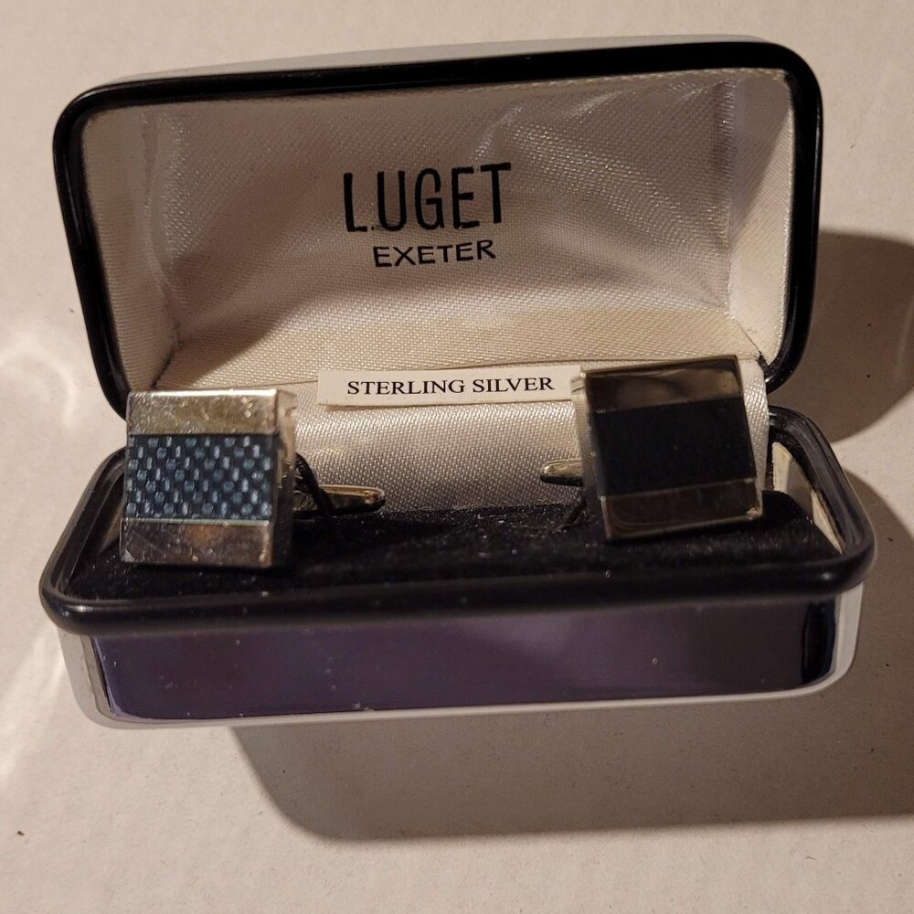 Men's Sterling Silver Cufflinks